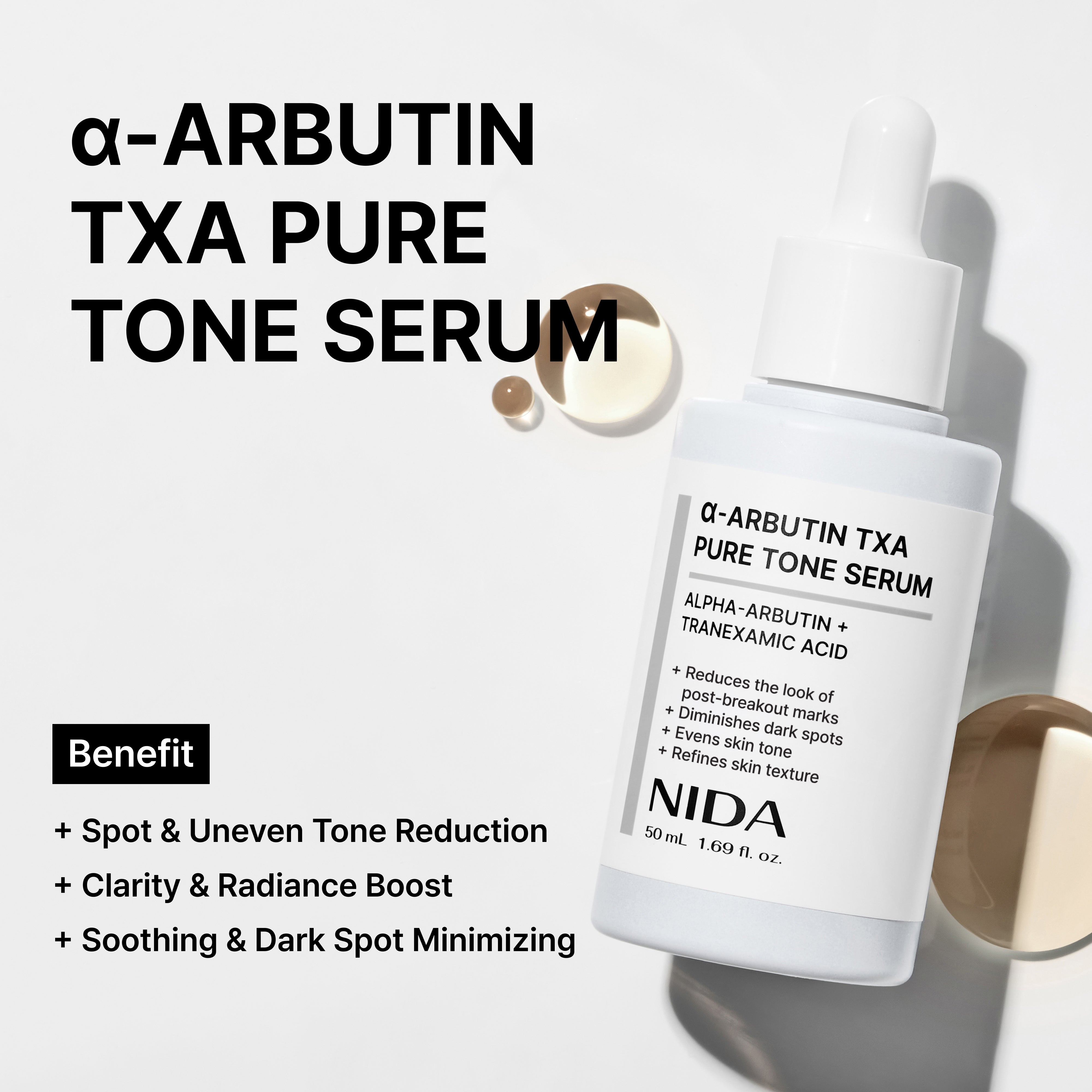 NIDA α-Arbutin TXA Pure Tone Serum