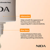 NIDA Invisible Fit Sun Cream (Korean Formula, SPF50+, PA++++)