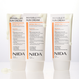 NIDA Invisible Fit Sun Cream (Korean Formula, SPF50+, PA++++)