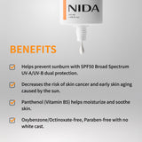 NIDA Invisible Fit Sunscreen for Face & Body