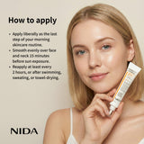 NIDA Invisible Fit Sun Serum (Korean Formula, SPF50+, PA++++) (Global Version)